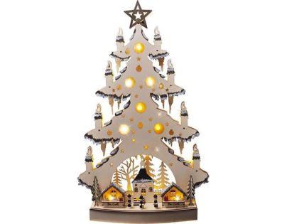 Solight Vánoční stromek stolní 23 LED - Poškozený obal