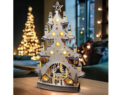 Solight Vánoční stromek stolní 23 LED - Poškozený obal