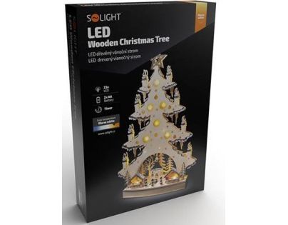 Solight Vánoční stromek stolní 23 LED - Poškozený obal