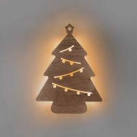 Solight Nástěnná dekorace Vánoční stromek 24 LED 3