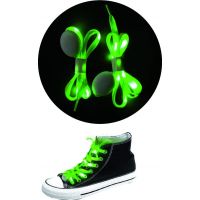 Altima LED svítící tkaničky jednobarevné zelené