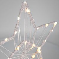 Solight Vánoční hvězda stolní 35 LED pletená 3