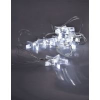 Solight Vánoční řetěz Hvězdy 10 LED 1,5 m 2