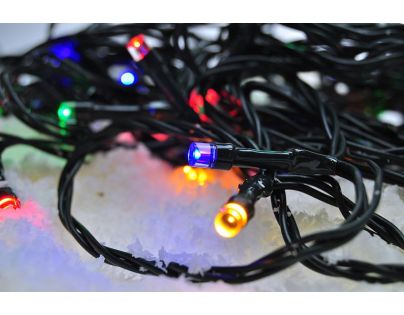 Solight Venkovní vánoční řetěz 50 LED 5 m vícebarevný