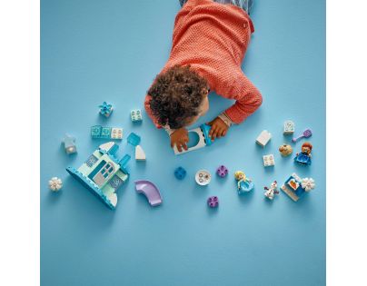 LEGO® DUPLO® Disney 10455 Ledové království: Anna a Elsa a oslava na hradě