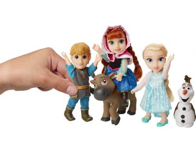 Black Fire Ledové království II Velký set s figurkami Anna, Elsa, Olaf, Kristof 15 cm