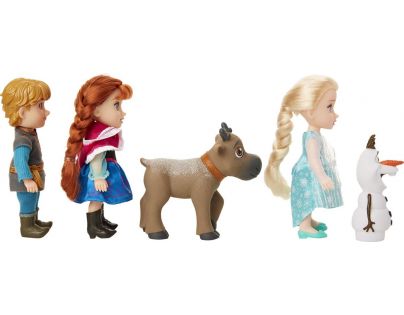 Black Fire Ledové království II Velký set s figurkami Anna, Elsa, Olaf, Kristof 15 cm