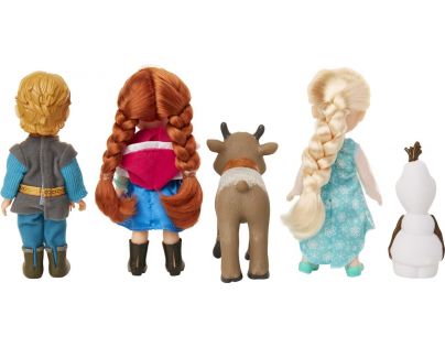 Black Fire Ledové království II Velký set s figurkami Anna, Elsa, Olaf, Kristof 15 cm