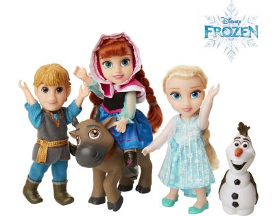 Black Fire Ledové království II Velký set s figurkami Anna, Elsa, Olaf, Kristof 15 cm