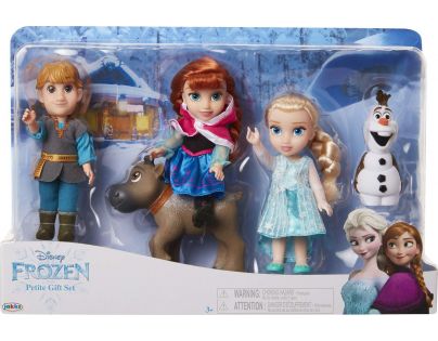 Black Fire Ledové království II Velký set s figurkami Anna, Elsa, Olaf, Kristof 15 cm
