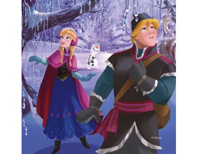 Ledové království Kniha puzzle 30 dílků