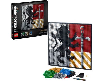 LEGO® ART 31201 Harry Potter™ Erby bradavických kolejí