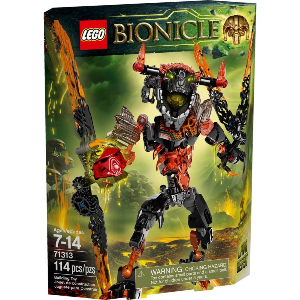 LEGO Bionicle 71313 Lávová příšera