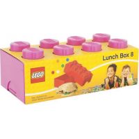 LEGO Box na svačinu 10 x 20 x 7,5 cm Růžová 2
