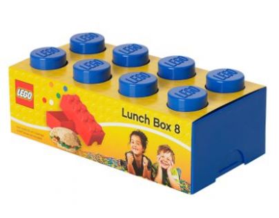 LEGO Box na svačinu 10 x 20 x 7,5 cm Modrá