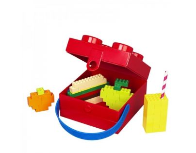 LEGO® Box s rukojetí červený