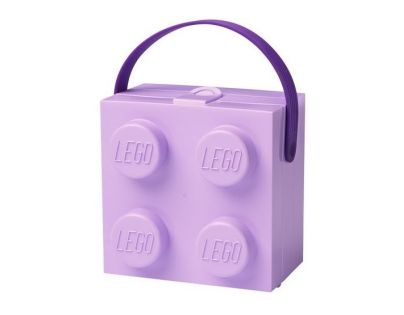 LEGO® Box s rukojetí fialový