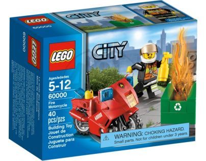 LEGO CITY 60000 Hasičská motorka