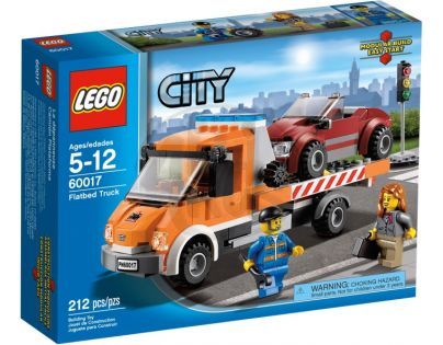 LEGO CITY 60017 Auto s plochou korbou