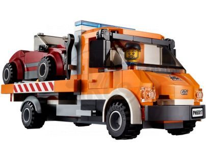 LEGO CITY 60017 Auto s plochou korbou