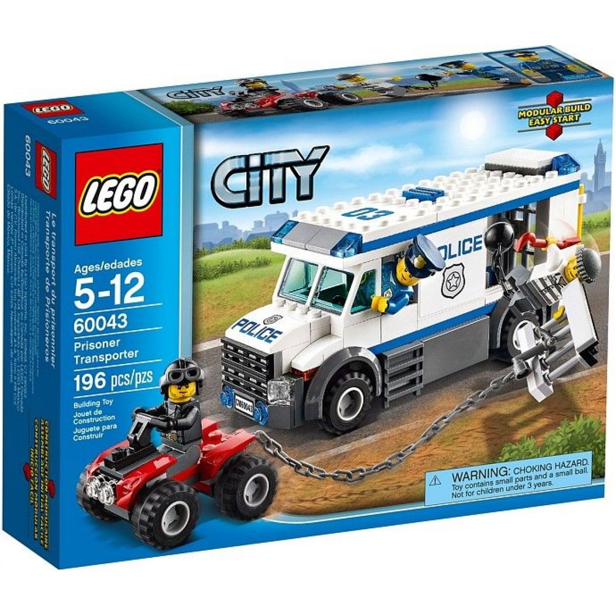 LEGO City 60043 - Vězeňský transport