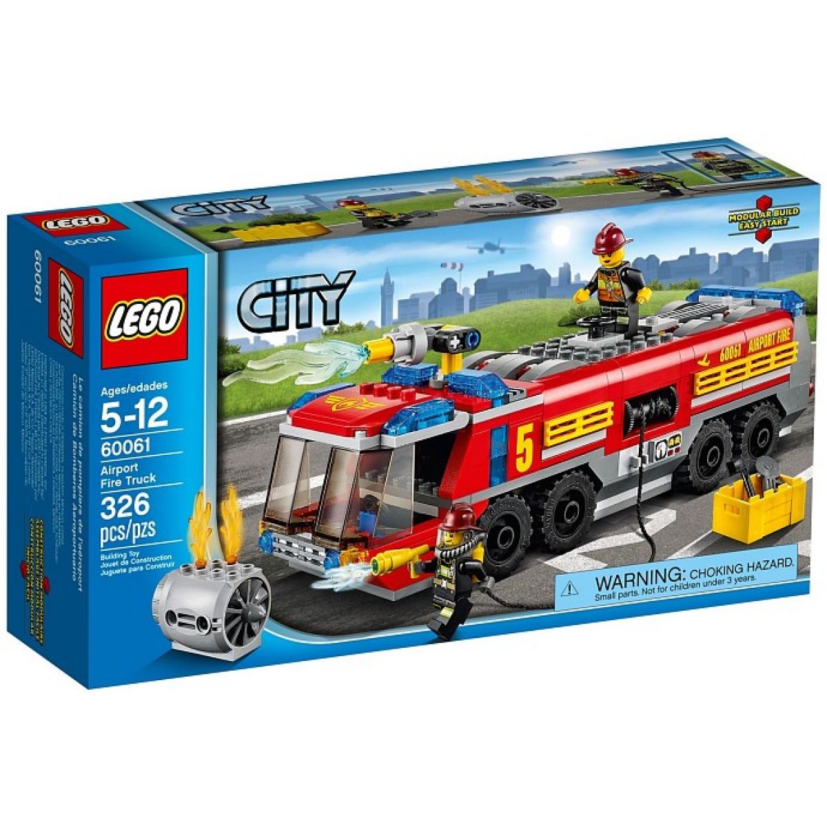 LEGO City 60061 - Letištní hasičské auto