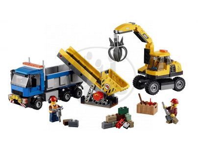 LEGO City Demolition 60075 - Bagr a náklaďák