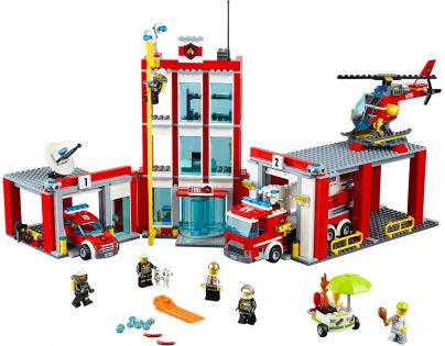 LEGO City 60110 Hasičská stanice - Poškozený obal