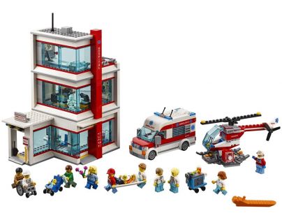 LEGO City 60204 Nemocnice - Poškozený obal 