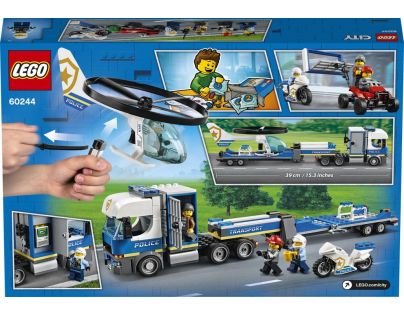 LEGO City 60244 Přeprava policejního vrtulníku - Poškozený obal