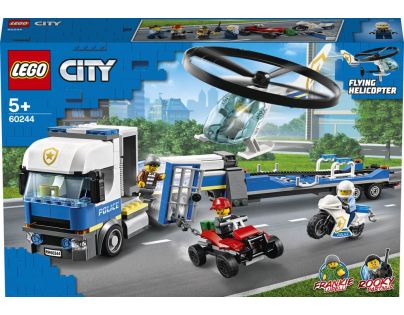 LEGO City 60244 Přeprava policejního vrtulníku - Poškozený obal