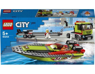 LEGO City 60254 Přeprava závodního člunu - Poškozený obal