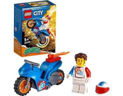 LEGO® City 60298 Kaskadérská motorka s raketovým pohonem