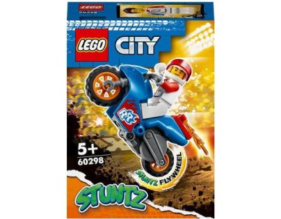 LEGO® City 60298 Kaskadérská motorka s raketovým pohonem