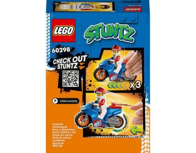 LEGO® City 60298 Kaskadérská motorka s raketovým pohonem