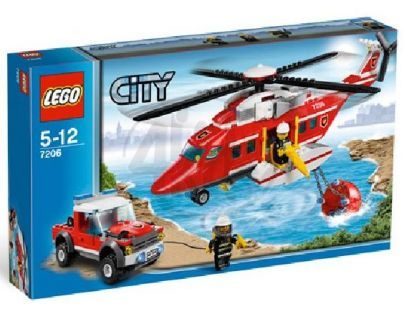 LEGO City 7206 Hasičská helikoptéra