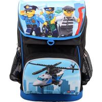 LEGO City Police Chopper Optimo školní aktovka 2 dílný set 4