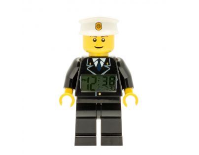 LEGO City Policeman hodiny s budíkem