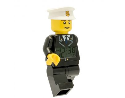 LEGO City Policeman hodiny s budíkem