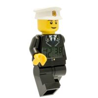 LEGO City Policeman hodiny s budíkem 2