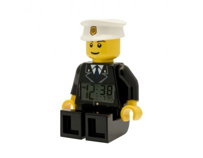 LEGO City Policeman hodiny s budíkem