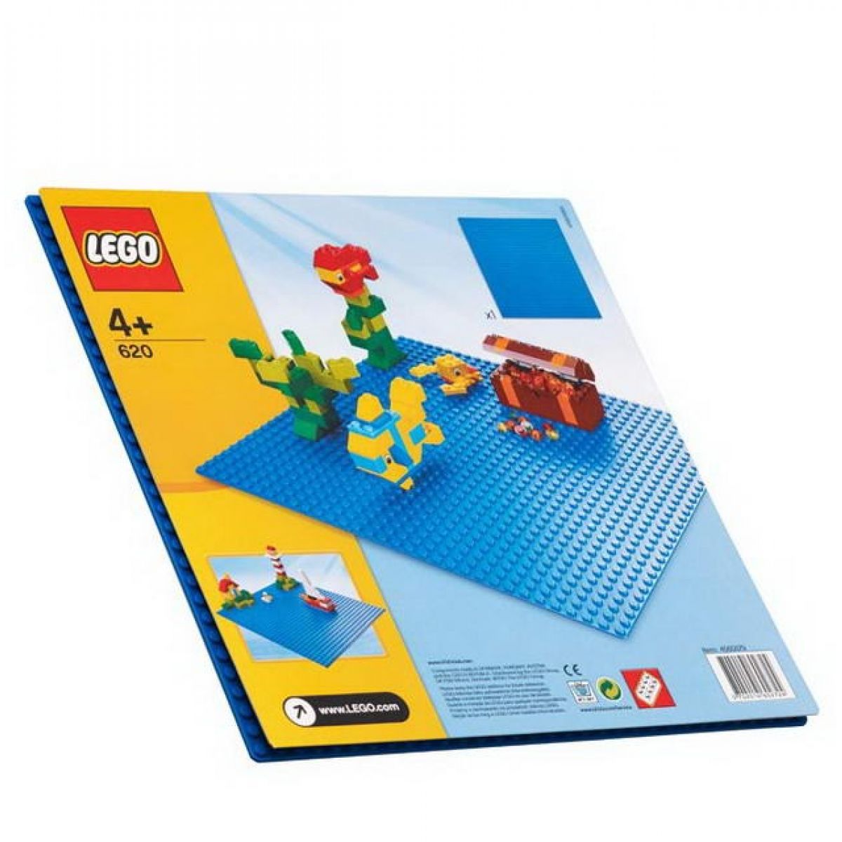 LEGO Kostičky 0620 - Modrá podložka na stavění