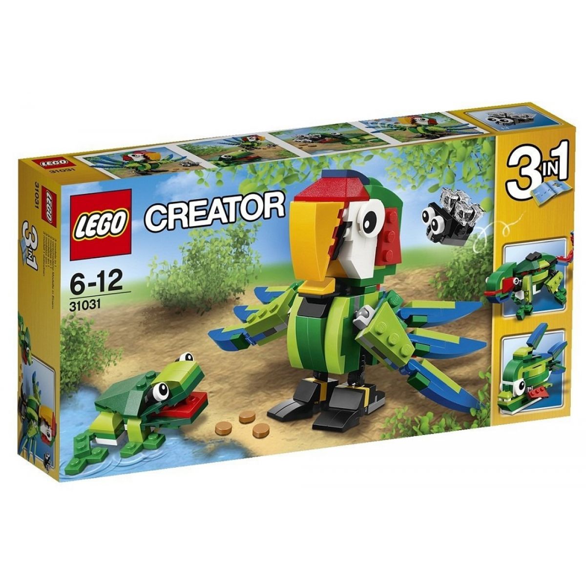 LEGO Creator 31031 - Zvířata z deštného pralesa