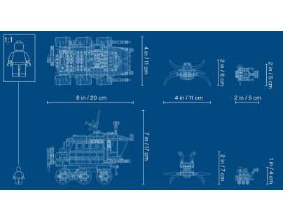 LEGO® Creator 31107 Průzkumné vesmírné vozidlo