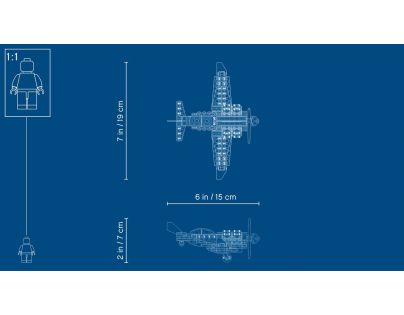 LEGO® Creators 31099 Vrtulové letadlo