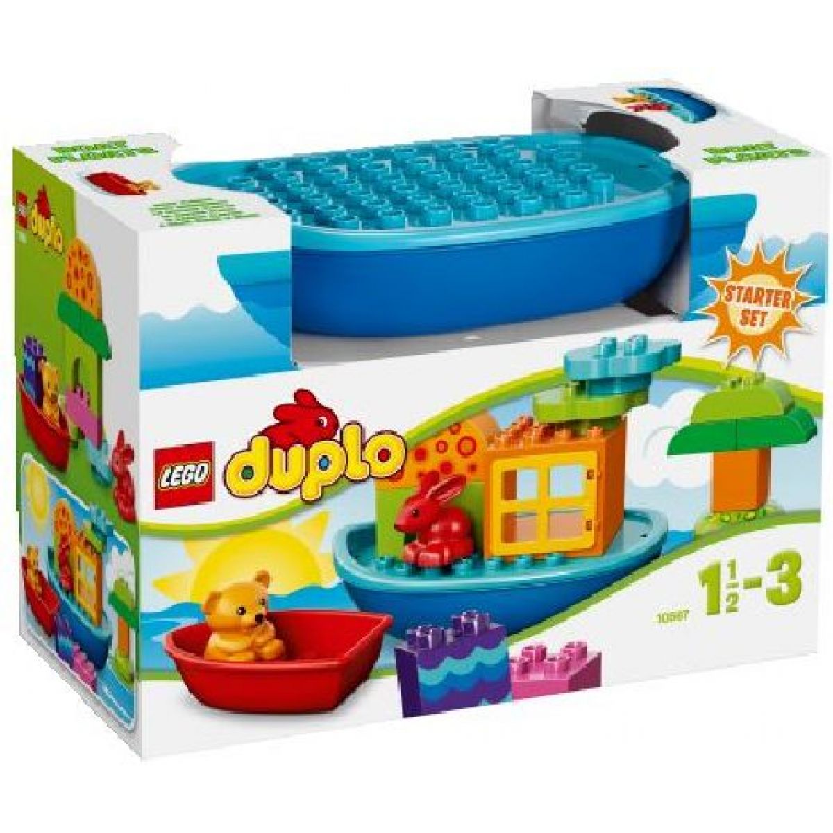 LEGO DUPLO Kostičky 10567 - Sada pro batolata - Postav si loďku