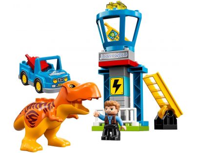 LEGO DUPLO 10880 Jurassic World T. rex a věž