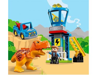 LEGO DUPLO 10880 Jurassic World T. rex a věž