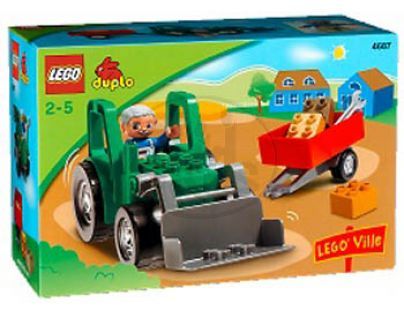LEGO DUPLO 4687 - Traktor s přívěsem
