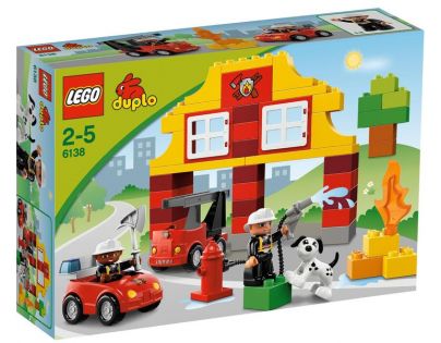LEGO DUPLO 6138 Moje první hasičská stanice - Poškozený obal